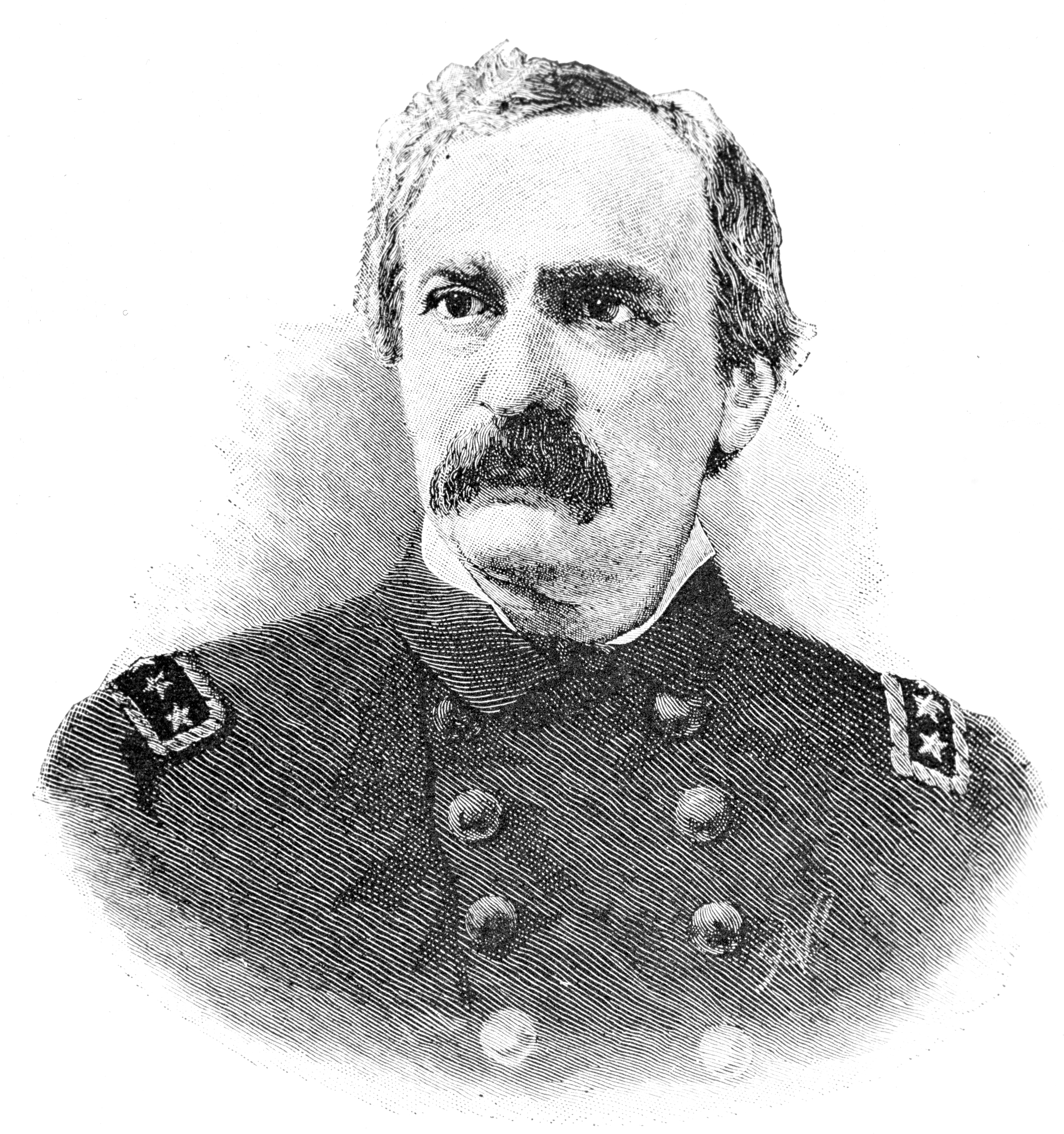 Line engraving of First Lieutenant William Harwar Parker, CSN